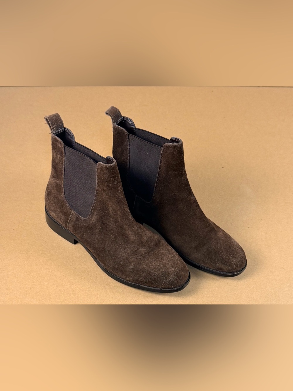 Find Made in India Suede Round Toe Business Chelsea Ankle Boots Sz 38 7.5